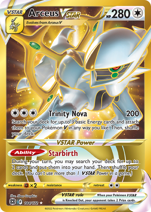 Arceus VSTAR - 184/172 Brilliant Stars