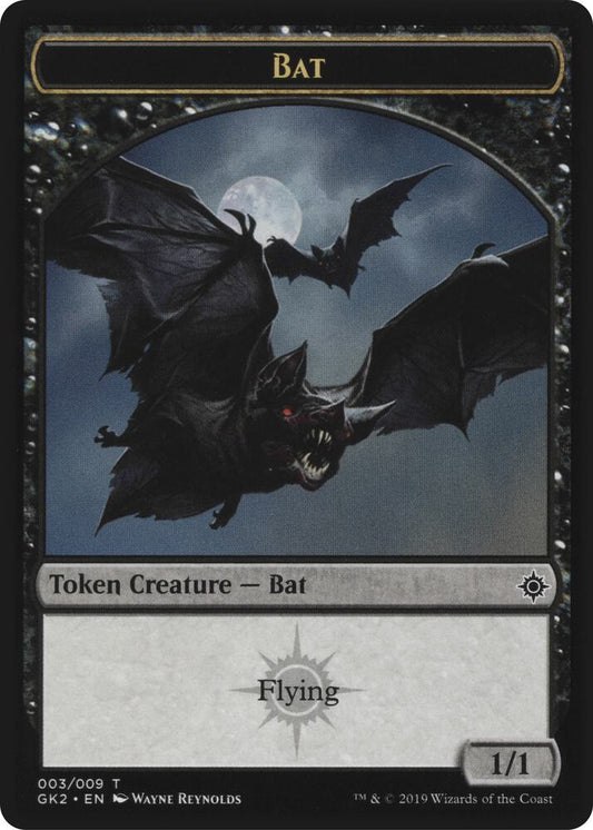 Bat // Spirit (010) Double-Sided Token [Ravnica Allegiance: Guild Kits] 3 // 10