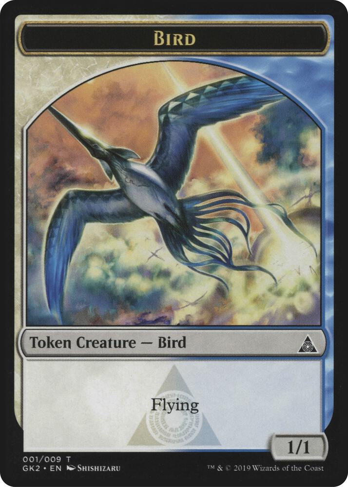 Bird // Thopter Double-Sided Token [Ravnica Allegiance: Guild Kits] 1 // 11