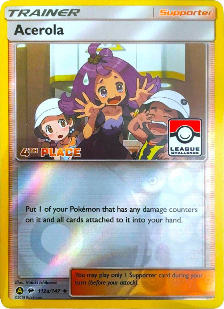 Acerola - 112a/147 (League Challenge) [4th Place] [League & Championship Cards] 112a/147