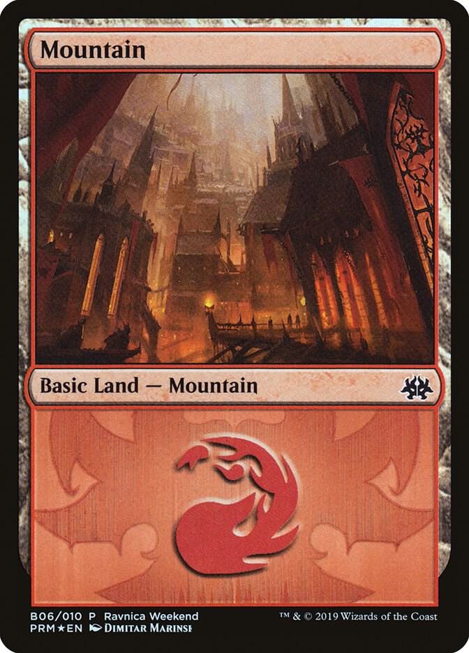 Mountain - Rakdos (B06) [Launch Party & Release Event Promos] 6