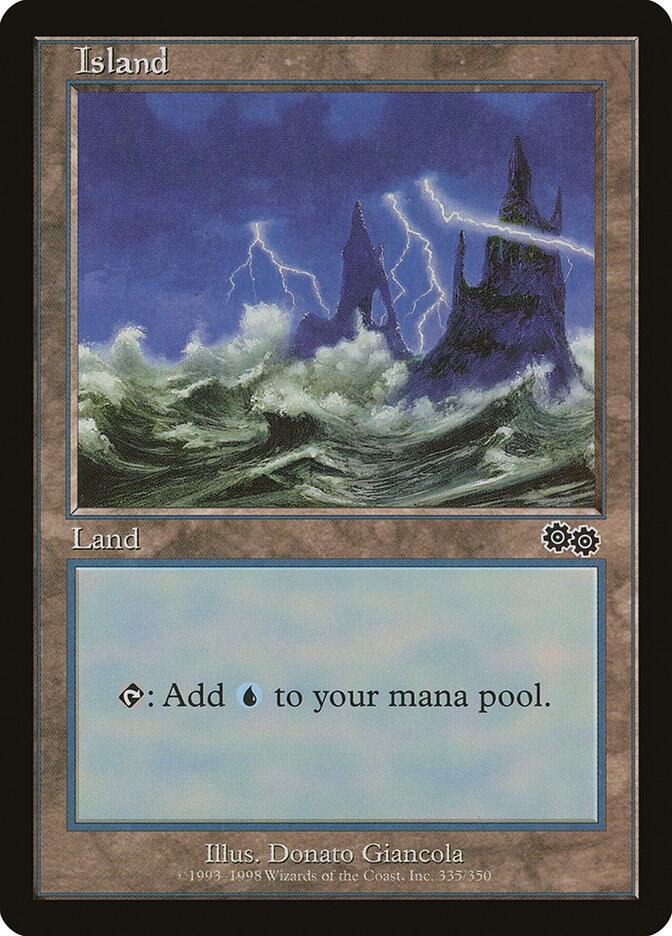 Island (335) [Urza's Saga] 335