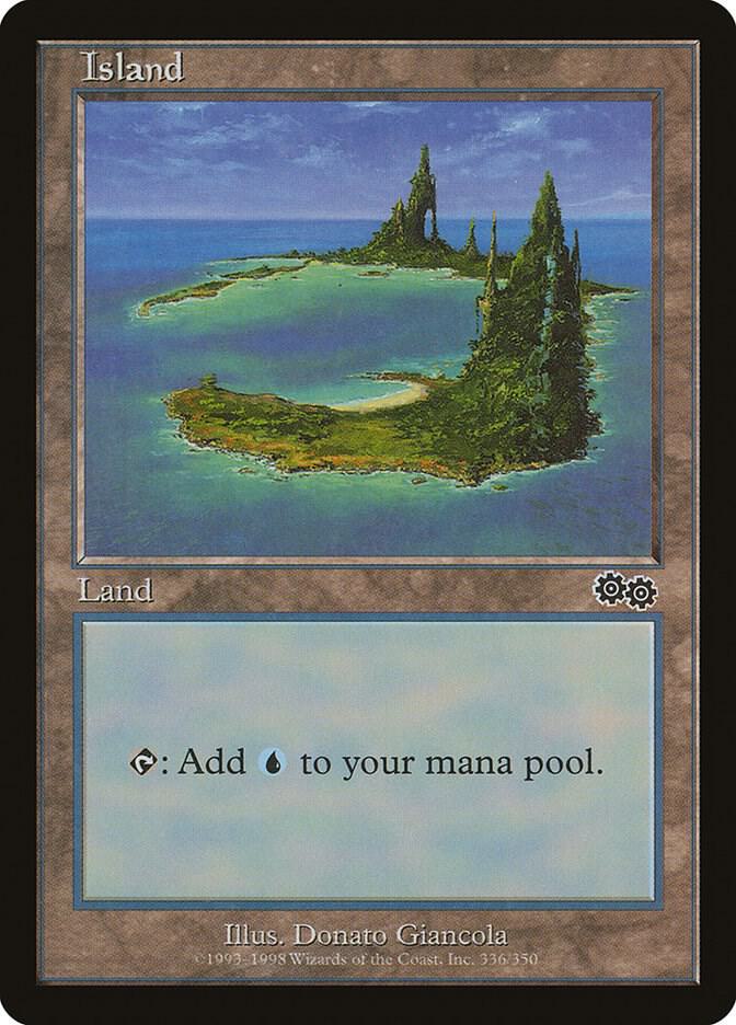 Island (336) [Urza's Saga] 336