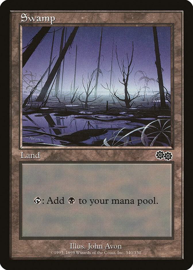 Swamp (340) [Urza's Saga] 340