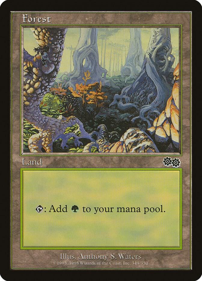 Forest (349) [Urza's Saga] 349