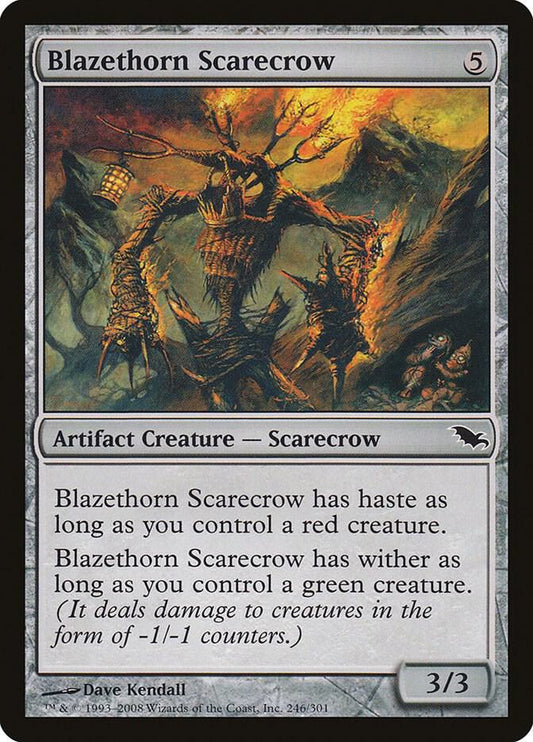 Blazethorn Scarecrow [Shadowmoor] 246
