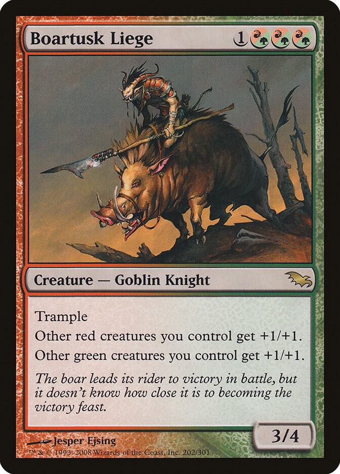 Boartusk Liege [Shadowmoor] 202