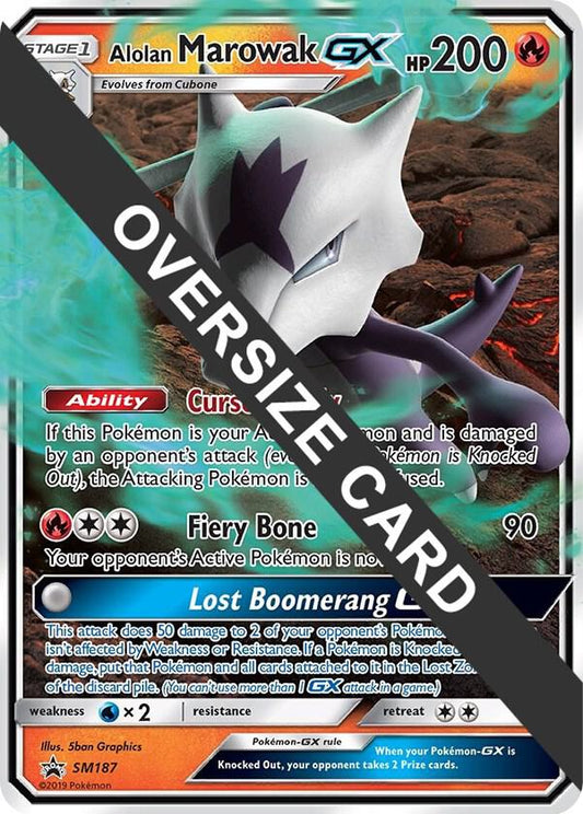 Alolan Marowak GX - SM187 [Jumbo Cards] SM187