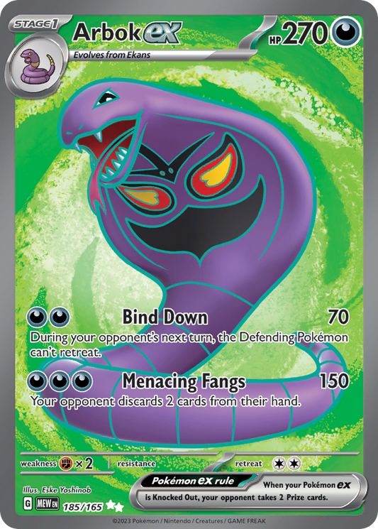 Arbok ex - 185/165 151