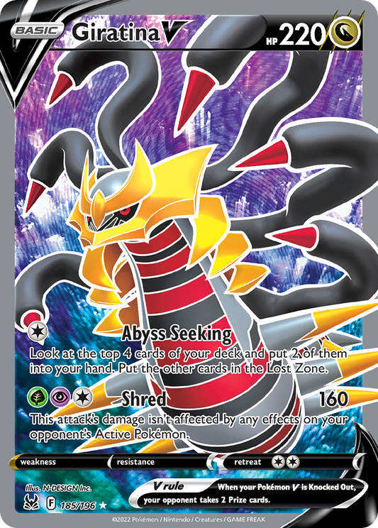 Giratina V - 185/196 Lost Origin