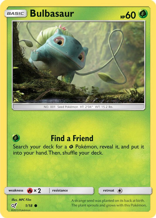 Bulbasaur (Holo Common) [Detective Pikachu] 1/18