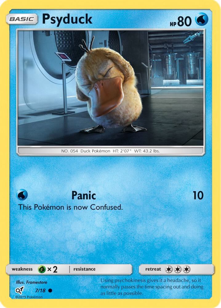 Psyduck (Holo Common) [Detective Pikachu] 7/18