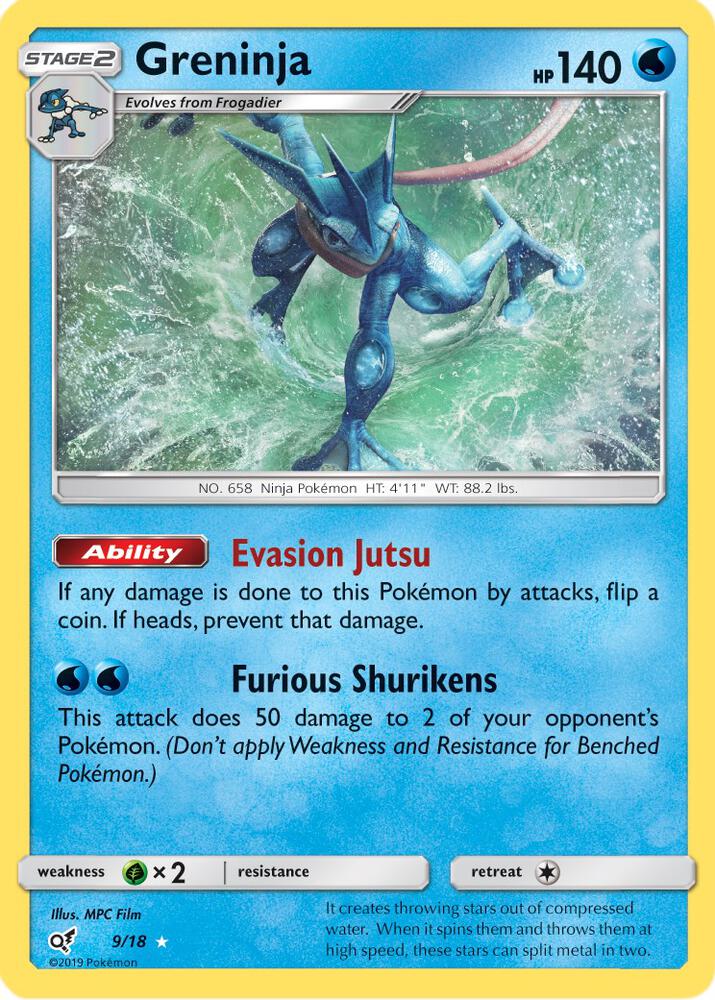 Greninja [Detective Pikachu] 9/18