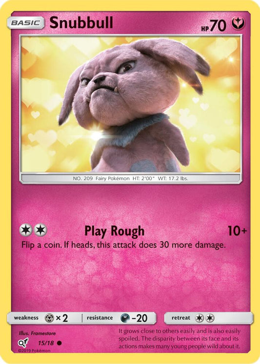 Snubbull (Holo Common) [Detective Pikachu] 15/18
