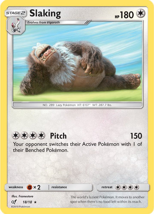 Slaking [Detective Pikachu] 18/18