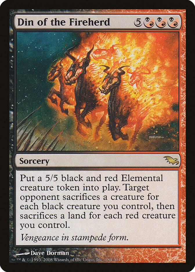 Din of the Fireherd [Shadowmoor] 184