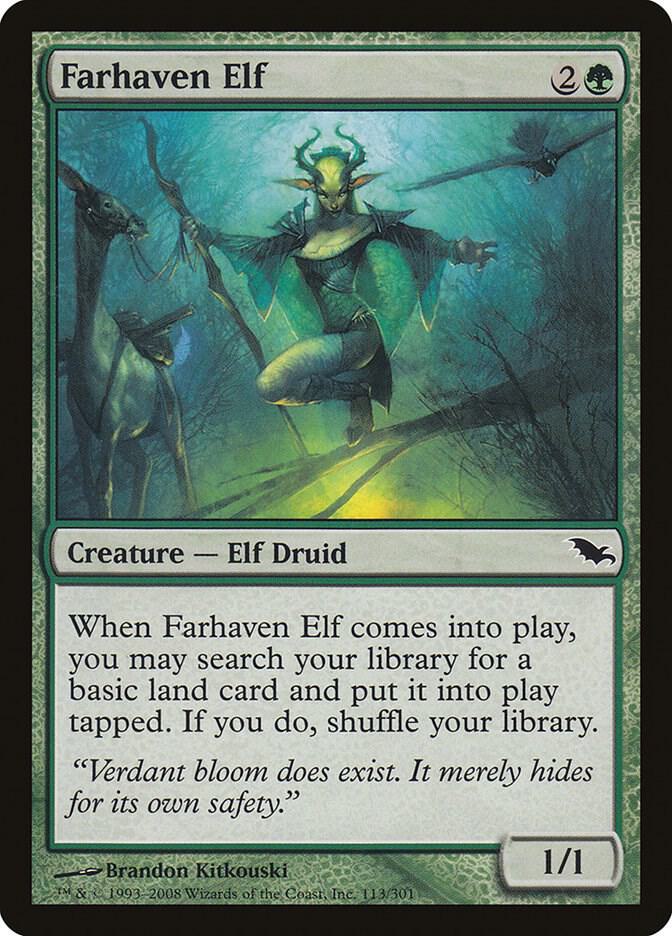 Farhaven Elf [Shadowmoor] 113