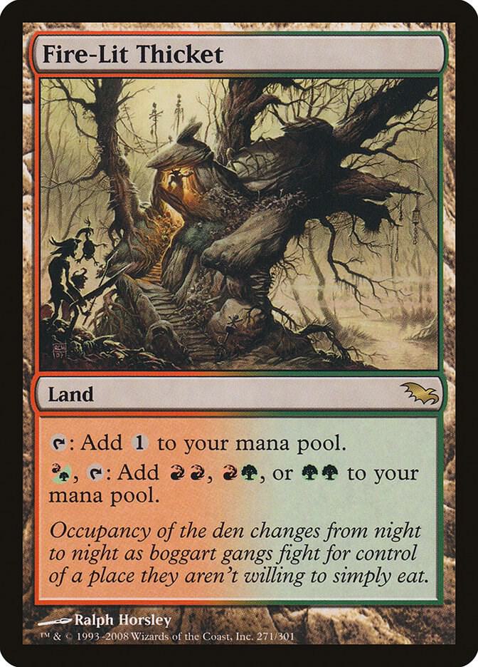Fire-Lit Thicket [Shadowmoor] 271