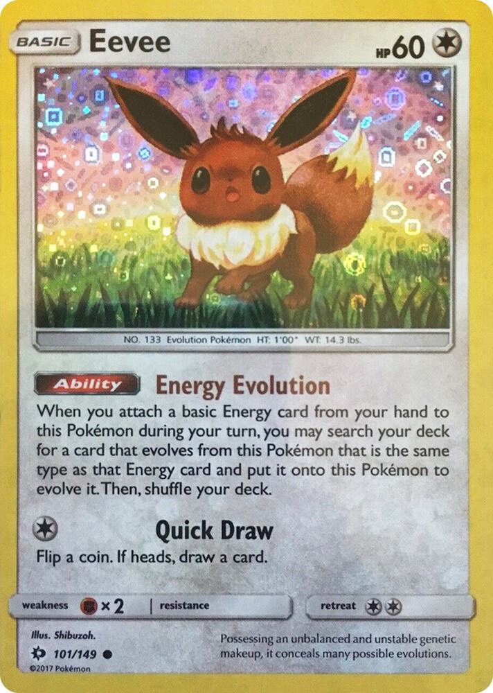 Eevee - 101/149 (General Mills Promo) [Miscellaneous Cards & Products] 101/149