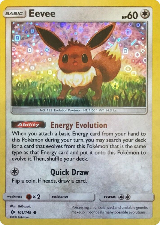 Eevee - 101/149 (General Mills Promo) [Miscellaneous Cards & Products] 101/149
