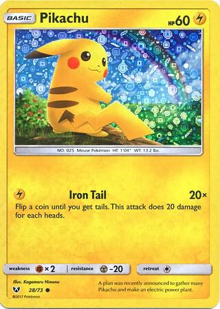 Pikachu - 28/73 (General Mills) [Miscellaneous Cards & Products] 028/073