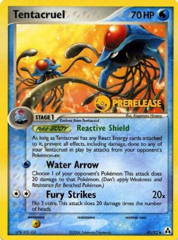 Tentacruel - 45/92 (Prerelease) [Nintendo Promos] 45/92
