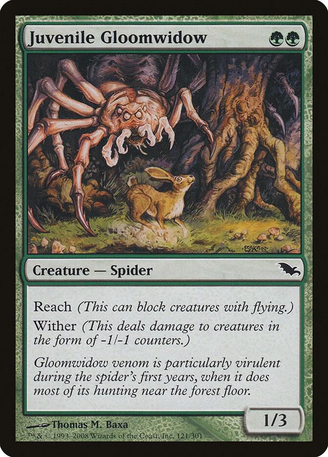 Juvenile Gloomwidow [Shadowmoor] 121