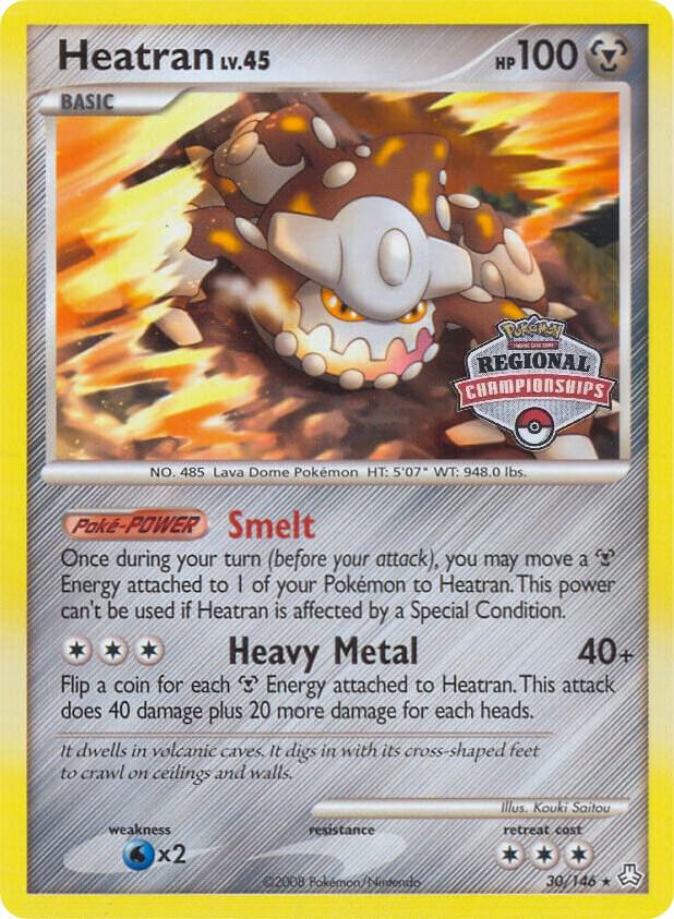 Heatran - 30/146 (Regional Championships) [League & Championship Cards] 030/146
