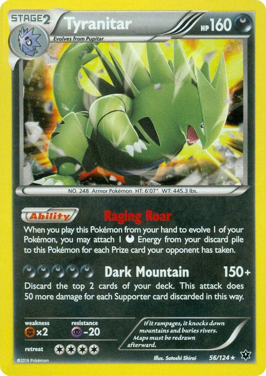 Tyranitar - 56/124 (Cosmos Holo) [Miscellaneous Cards & Products] 056/124