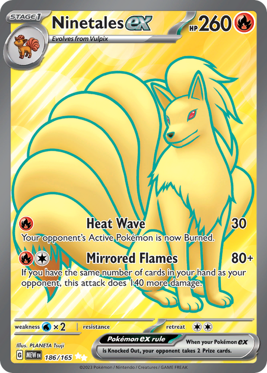 Ninetales ex - 186/165 151