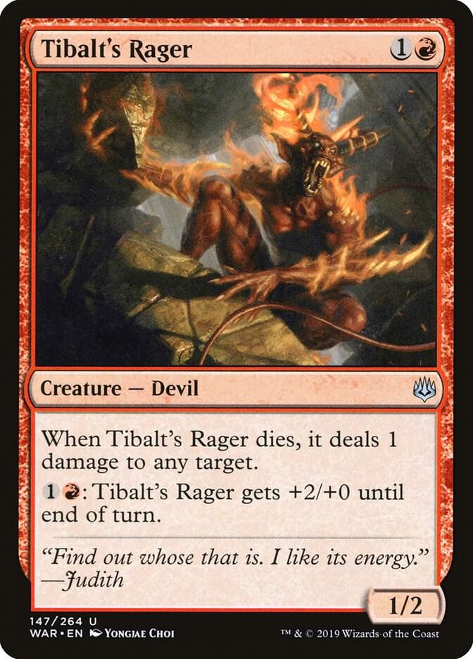 Tibalt's Rager [War of the Spark] 147