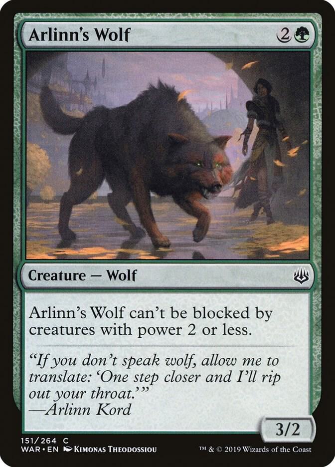 Arlinn's Wolf [War of the Spark] 151