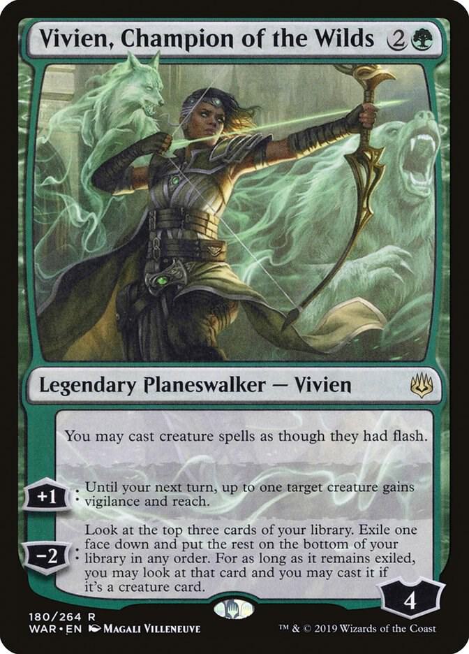 Vivien, Champion of the Wilds [War of the Spark] 180