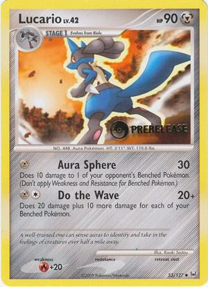 Lucario - 53/127 (Prerelease) [Diamond and Pearl Promos] 53/127