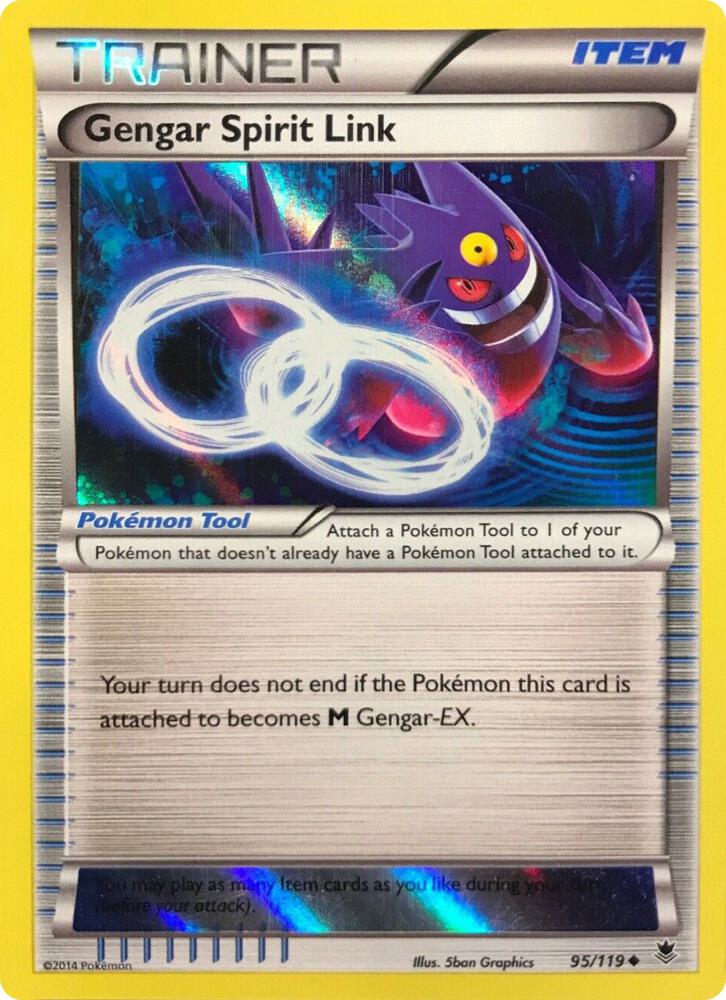 Gengar Spirit Link - 95/119 (Alternate Holo) (Gamestop Exclusive) [Miscellaneous Cards & Products] 095/119