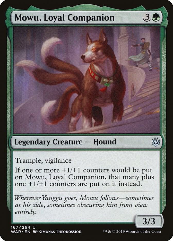 Mowu, Loyal Companion [War of the Spark] 167
