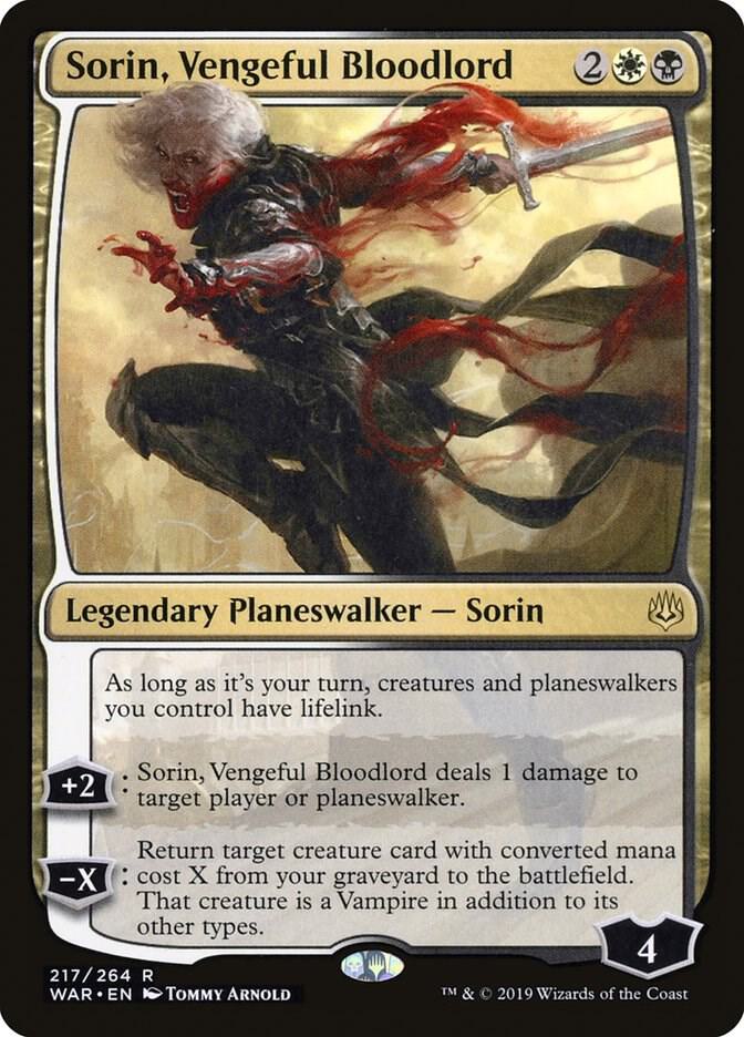Sorin, Vengeful Bloodlord [War of the Spark] 217