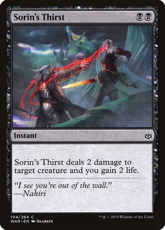 Sorin's Thirst [War of the Spark] 104
