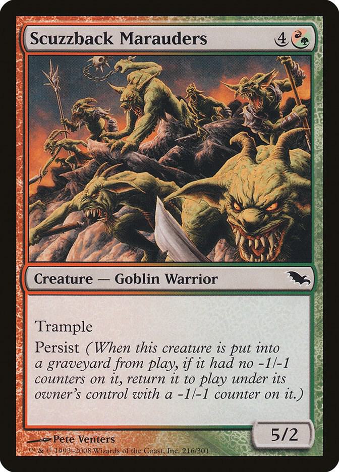Scuzzback Marauders [Shadowmoor] 216