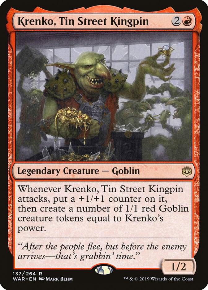 Krenko, Tin Street Kingpin [War of the Spark] 137
