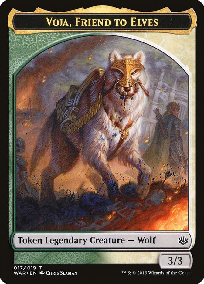 Voja, Friend to Elves Token [War of the Spark] 17