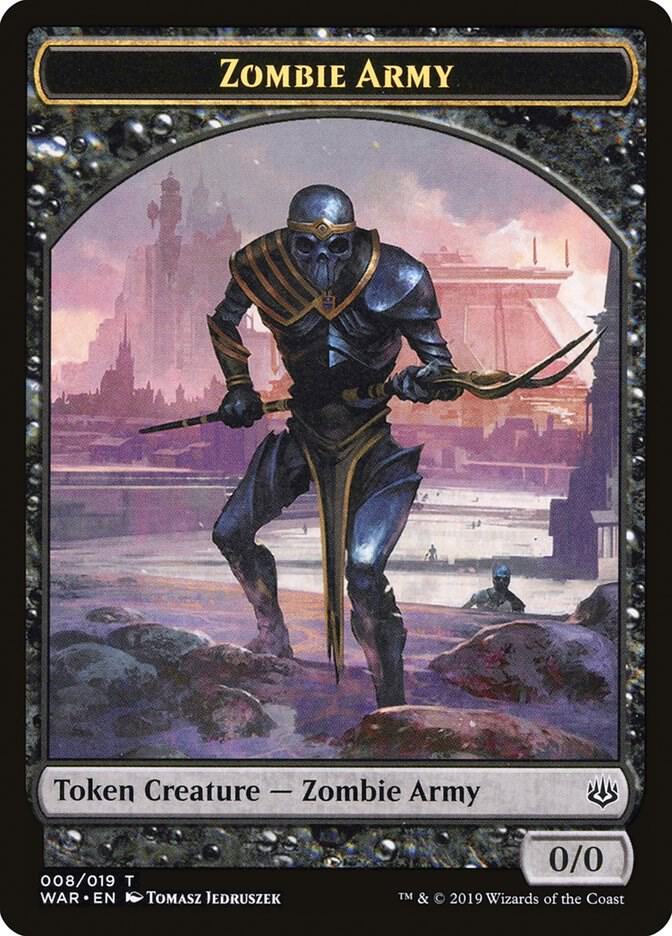 Zombie Army Token (008) [War of the Spark] 8