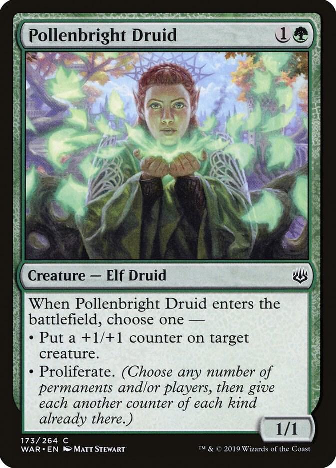 Pollenbright Druid [War of the Spark] 173
