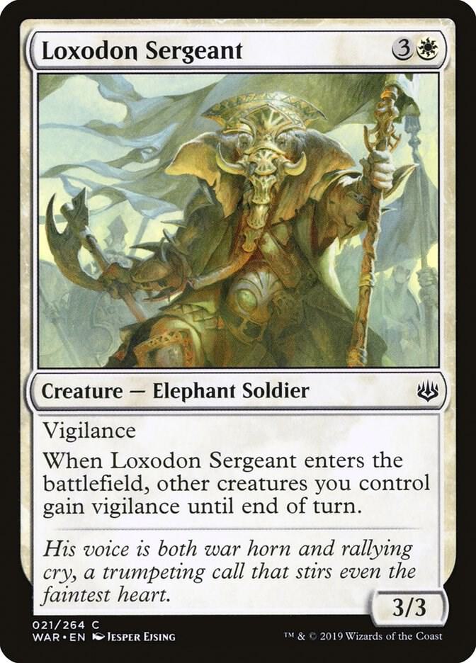 Loxodon Sergeant [War of the Spark] 21