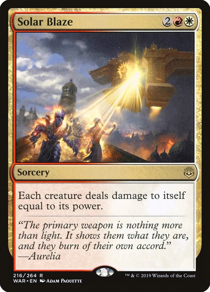 Solar Blaze [War of the Spark] 216