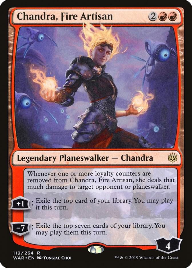 Chandra, Fire Artisan [War of the Spark] 119