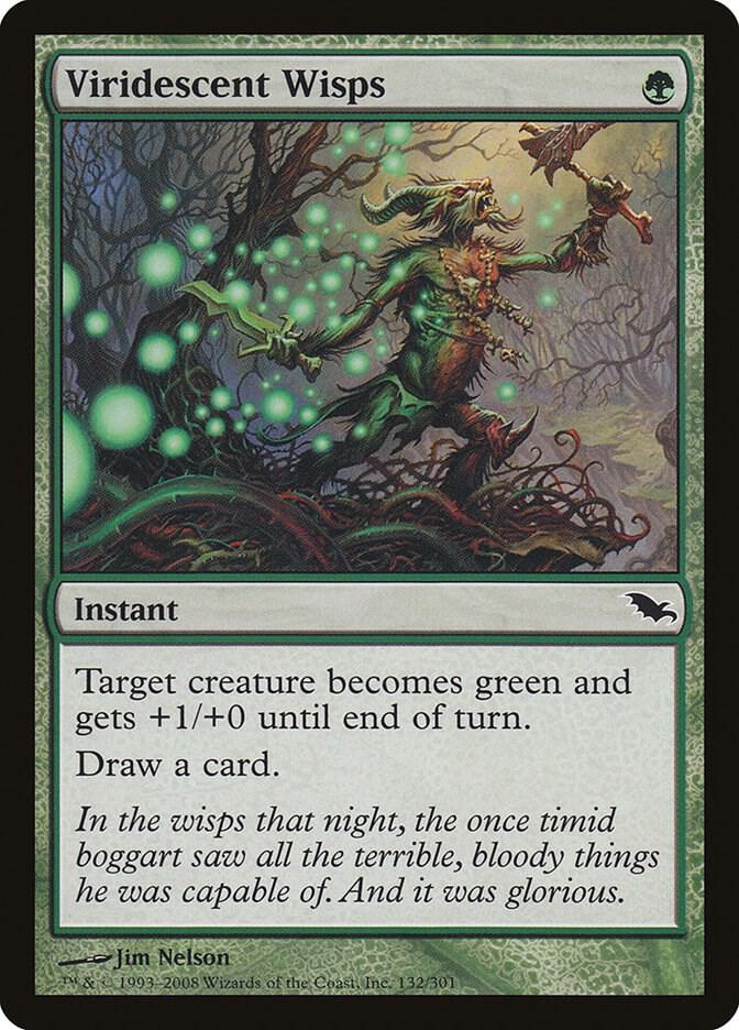 Viridescent Wisps [Shadowmoor] 132