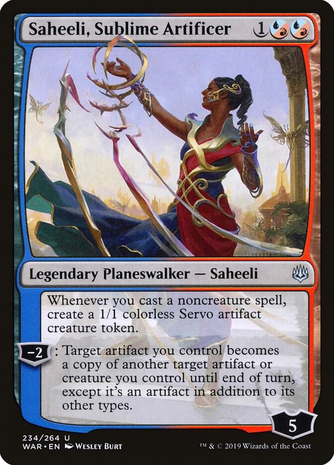 Saheeli, Sublime Artificer [War of the Spark] 234
