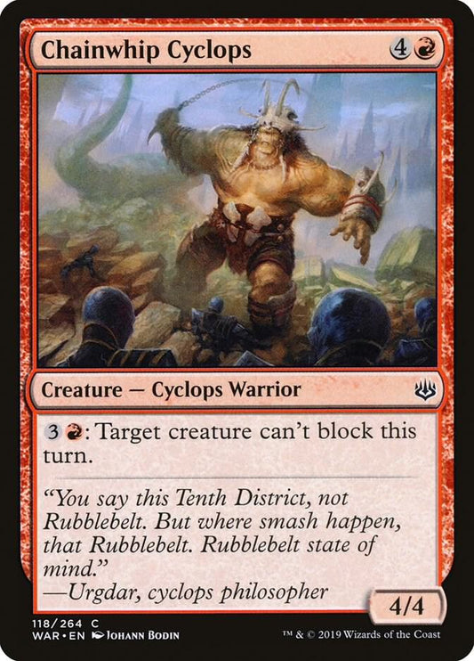 Chainwhip Cyclops [War of the Spark] 118