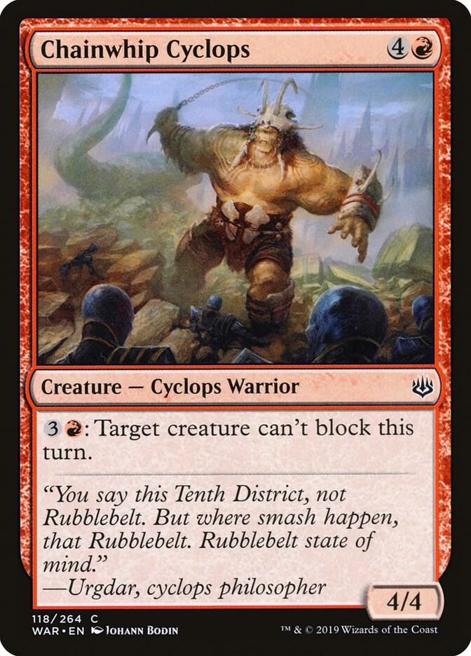 Chainwhip Cyclops [War of the Spark] 118
